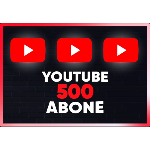  ⚡  GARANTİLİ  YOUTUBE 500 ABONE ⚡